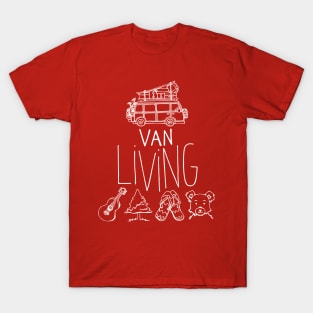 Van Living (white lines) T-Shirt